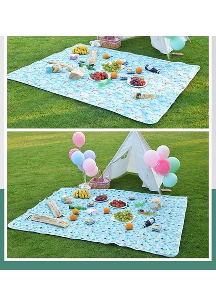 Mavi Dondurma Tarzı 150CMX100CM Kumsuz Pvc Plaj Minderi Amfi Açık Havada Su Geçirmez Kamp Uyku Minderi Kum Geçirmez Plaj Minderi (Yurt Dışından) modelleri