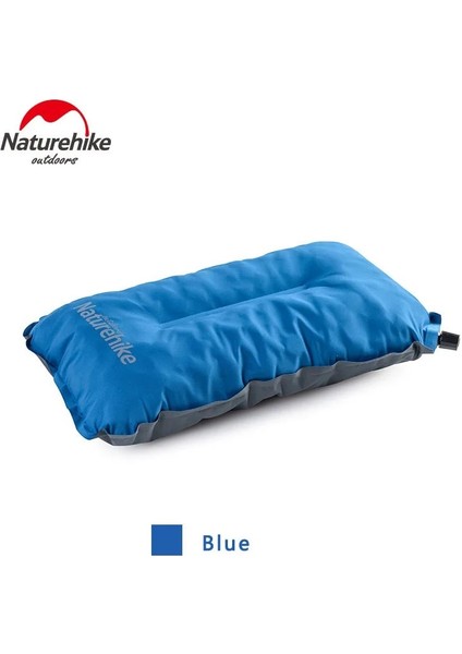 Mavi Stil Naturehike Şişme Taşınabilir Yastık Açık Kamp Yastığı Sıkıştırılmış Kaymaz Katlanır Yastık Taşınabilir Açık Kamp Yürüyüş (Yurt Dışından)
