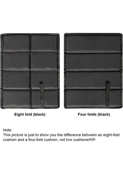 Siyah Stil Dört Kat 2022 Yeni Açık Kamp Mat Taşınabilir Katlanır Küçük Mat Oxford Kumaş Plaj Minderi Neme Dayanıklı Isı Yalıtımı (Yurt Dışından)
