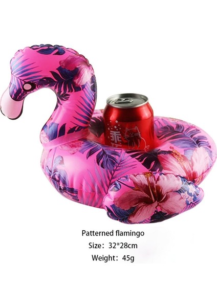 Desenli Flamingo Stili Karpuz Limon Ördek Tek Boynuzlu Bulut Kuğu Şemsiye Çok Şekilli Şişme Bardaklık Yüzme Havuzu Altlığı Çocuk Su Oyuncak (Yurt Dışından)