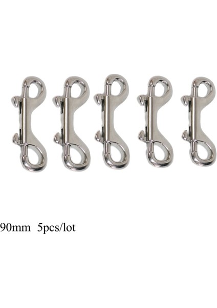 Çift Uçlu 100MM Stil 5pcslot Tüplü Dalış Paslanmaz Çelik Hızlı Karabina Döner Göz Cıvata Siyah Çift Uçlu Yapış Cıvata Kanca Klipsi Bcd Güvenli (Yurt Dışından) modelleri