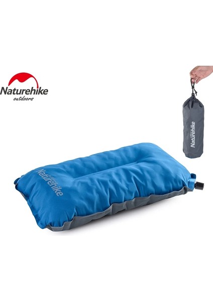 Mavi Stil Naturehike Şişme Taşınabilir Yastık Açık Kamp Yastığı Sıkıştırılmış Kaymaz Katlanır Yastık Taşınabilir Açık Kamp Yürüyüş (Yurt Dışından) modelleri