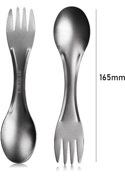 No.1 Tarzı 2 In1 Titanyum Tencere Taşınabilir Uzun Saplı Kaşık Çatal Edc Çevresel Ultralight Açık Kamp Araçları Aracı (Yurt Dışından) indirimleri