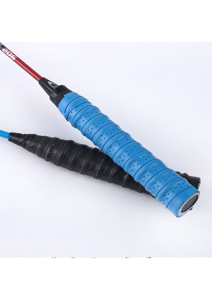 2 Adet Mavi Stil Kavrama Bandı Tenis Raketi Kaymaz Ter Bandını Absorbe Etme Açık Olta Sarma Kayışı Spor Badminton Squash Bandı (Yurt Dışından) indirimleri