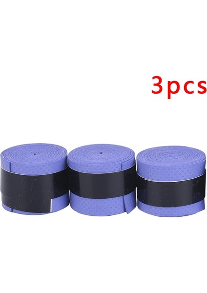 Pp Tarzı 3 Adet Kaymaz Ter Emilen Sargılar Musluklar Badminton Sapları Raket Titreşim Overgrip Ter Bandı Tenis Kavrama Kuru Tenis Raketi Kavrama (Yurt Dışından)