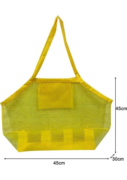 D Stili Korunabilir Katlanabilir Yüzme Spor Tote Yetişkin Açık Plaj Deniz Kabuğu Çanta Çocuk Oyuncakları Depolama Örgü Kabuk Çanta Çeşitli Eşyalar Organizatör (Yurt Dışından)