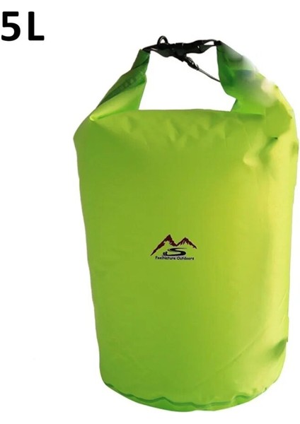 TURUNCU-10L Stili 5llll Açık Kuru Su Geçirmez Çanta Kuru Çanta Çuval Su Geçirmez Yüzen Kuru Dişli Çanta Teknecilik Balıkçılık Rafting Yüzme (Yurt Dışından)