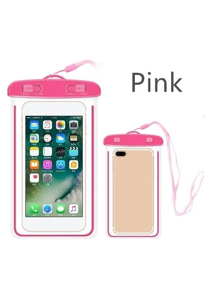 No.46 Tarzı Su Geçirmez Telefon Kılıfı Drift Dalış Yüzme Çantası Sualtı Kuru Çanta Kılıf Kapak Telefon Su Sporları Plaj Havuzu Kayak 6 Inç (Yurt Dışından)