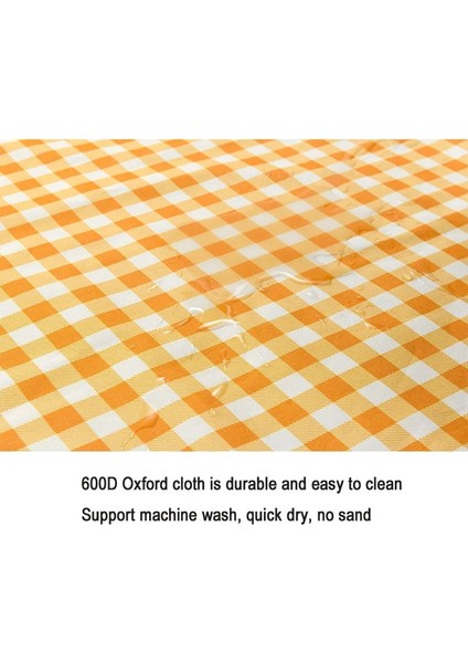 Kırmızı Çizgi Izgara Stili 145CM 80CM cm Kamp Mat Su Geçirmez Plaj Battaniyesi Mat Makinede Yıkanabilir Açık Taşınabilir Kamp Zemin Mat Çim Oyunları (Yurt Dışından) fiyatları