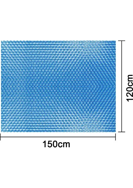 150X120CM Stili Yüzme Havuzu Örtüsü Dikdörtgenyuvarlak Güneş Yaz Su Geçirmez Havuz Küveti Toz Açık Tente Kabarcık Battaniye Aksesuarı (Yurt Dışından)
