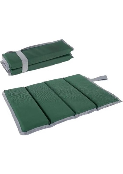 06 Yeşil Stil Tek Koltuk Yumuşak Katlanabilir Kamp Mat Oxford Kumaş Neme Dayanıklı Yastık Taşınabilir Açık Yürüyüş Balıkçılık Beaeat Pad Koltuk Minderi (Yurt Dışından)