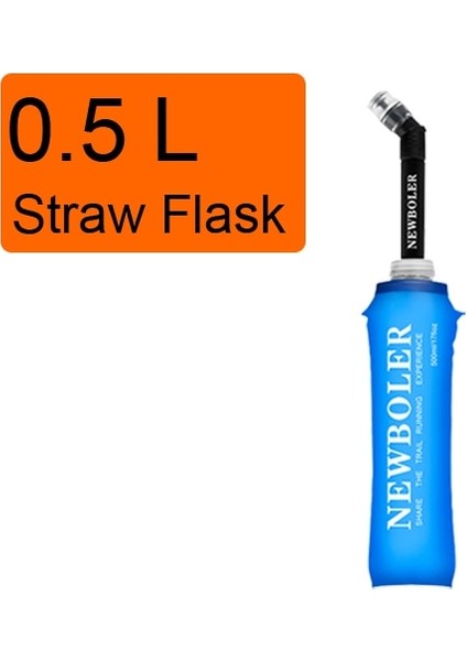 500ML Saman Şişesi Stili Folding Collapsible Water Bottle 250ML 500ML Soft Flask Tpu Free For Running Hydration Pack Waist Bag Vest SD09 SD10 (Yurt Dışından)