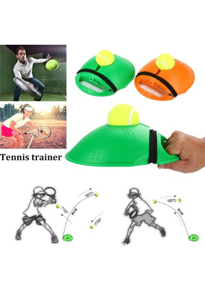 1 Adet Top Tarzı Top ile Ağır Hizmet Tenis Eğitim Cihazı Kendinden Görevli Ribaund Tenis Antrenörü Partner Müsabaka Cihazı Tenis Eğitim Yardımcıları Aracı (Yurt Dışından)