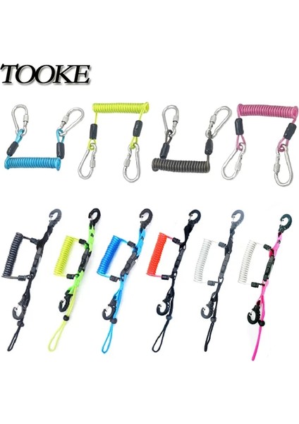 Pembe Bahar Stili Tüplü Dalış Snappy Helezon Yaylar Kamera Ipi Spiral Sualtı Konut El Feneri Torch Için Halka Dalış ile (Yurt Dışından) fiyatları