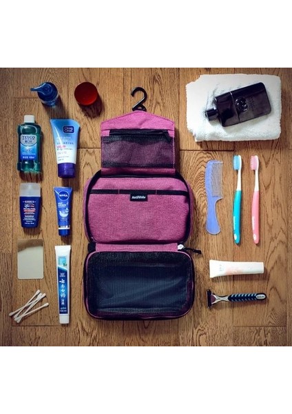 Yükseltilmiş Gri S Stili Fabrika Satmak Erkekler Kadınlar Su Geçirmez Kozmetik Çantası Durumda Makyaj Tuvalet Çantası Kitleri Depolama Çok Işlevli Seyahat Yıkama Çantası Yüzme Çantası (Yurt Dışından) fırsatları