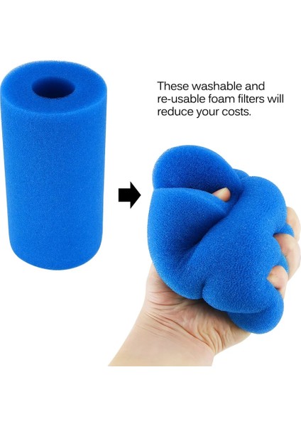 20X10X4 cm Stili Yüzme Havuzu Köpük Filtresi Sünger Intex Yeniden Kullanılabilir Yıkanabilir Biofoam Temizleyici Havuz Köpüğü Filtre Süngerleri Yüzme Aksesuarları (Yurt Dışından) fiyatları
