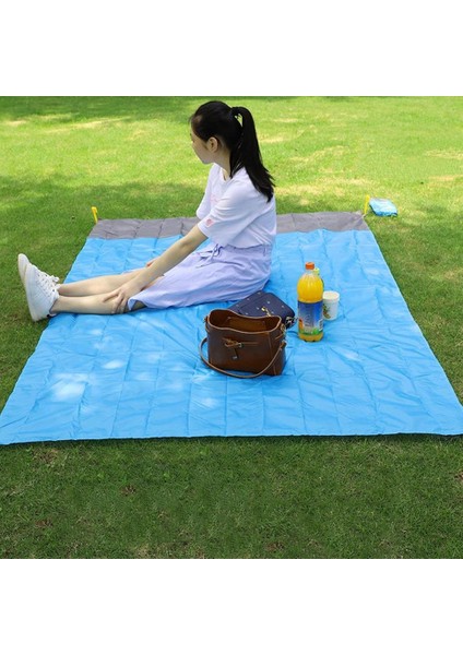 Kırmızı Stil 1.4m * 2m 2m * 2.1m Su Geçirmez Plaj Battaniyesi Açık Taşınabilir Mat Kamp Zemin Mat Yatak Kamp Yatağı Uyku Pedi (Yurt Dışından) fiyatları