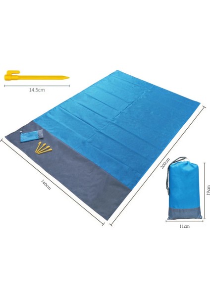 Kırmızı Stil 1.4m * 2m 2m * 2.1m Su Geçirmez Plaj Battaniyesi Açık Taşınabilir Mat Kamp Zemin Mat Yatak Kamp Yatağı Uyku Pedi (Yurt Dışından) indirimleri