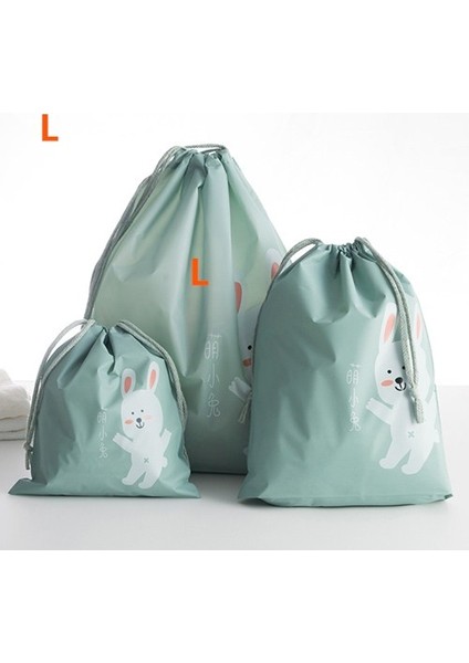 7 L Tarzı 1 Adet Taşınabilir Su Geçirmez Karikatür Kozmetik Seyahat Çantası Bavul Ayakkabı Iç Çamaşırı Seyahat Saklama Çantası Giysileri Ambalaj Ipli Çanta (Yurt Dışından)