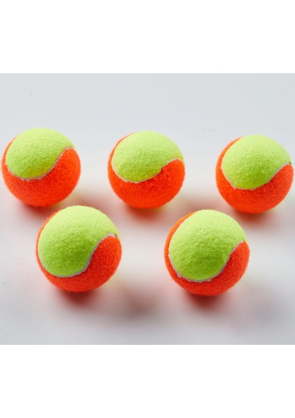 Turuncu 5 Adet Tarzı Esneklik Yumuşak Plaj Profesyonel Top Yüksek Li Eğitim Spor Kauçuk Düşük Basınçlı Tenis Tenis Topları (Yurt Dışından) fırsatları