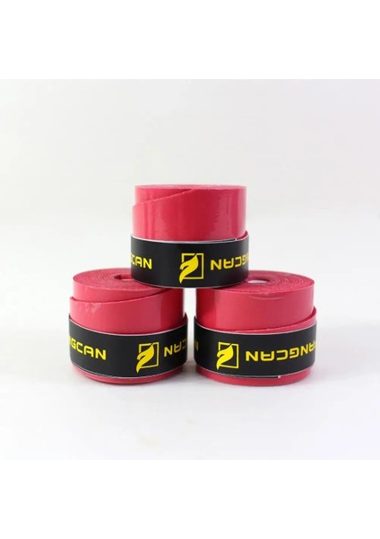 Kırmızı Stil Fangcan Yedek Yapışkan Overgrips Padel Over Sapları Tenis Badminton Squash Raket Kavrama Bandı (Yurt Dışından)