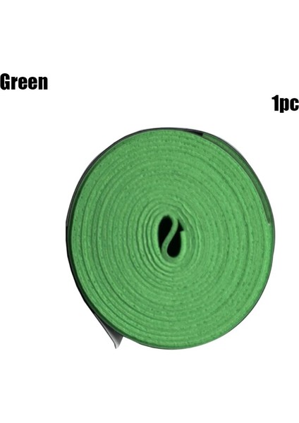 1 Adet Yeşil Stil 1 Adet Kuru Tenis Raketi Kavrama Kaymaz Ter Emilen Sarar Musluklar Badminton Sapları Raket Titreşim Overgrip Spor Ter Bandı (Yurt Dışından)
