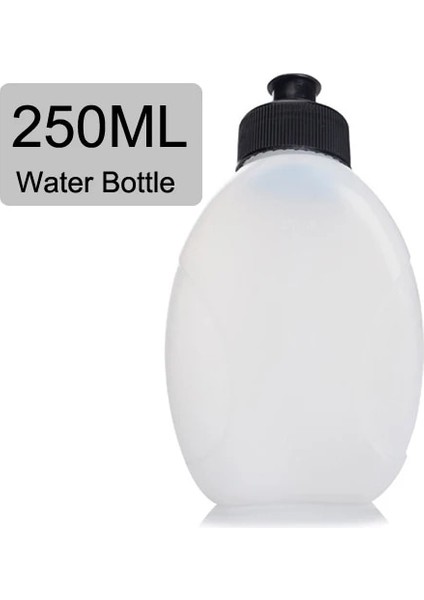 250ML Su Şişesi Stili Folding Collapsible Water Bottle 250ML 500ML Soft Flask Tpu Free For Running Hydration Pack Waist Bag Vest SD09 SD10 (Yurt Dışından)