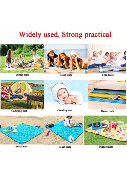 Mavi Tavuskuşu Stili cm Taşınabilir Katlanır Mat Açık Kamp Mat Baskılı Kalınlaşmak Nem Geçirmez Ped Plaj Battaniyesi Bebek Turist Mat (Yurt Dışından) fırsatları