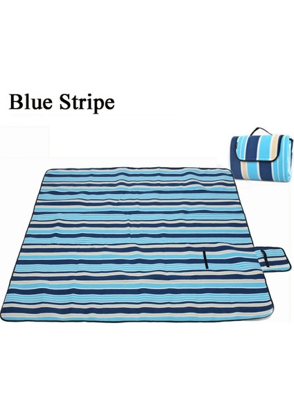 Mavi Tavuskuşu Stili cm Taşınabilir Katlanır Mat Açık Kamp Mat Baskılı Kalınlaşmak Nem Geçirmez Ped Plaj Battaniyesi Bebek Turist Mat (Yurt Dışından) indirimleri