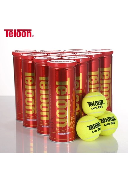 3 Adet Tarzı Teloon High-End Profesyonel Tenis Maç Topu Müsabaka Seviyesi Üst Sıçrama Performansı Uzun Ömürlü Tenis Topları K019SPA (Yurt Dışından)