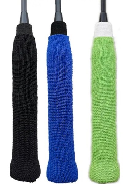 Gök Mavisi Tarzı 2 Adet Tenis Raketi Overgrip Pamuklu Havlu Ter Bandı Te Badminton Kavrama Bandı Padel Kalınlaşmak Kaymaz Raket Kavrama Ter Bandı (Yurt Dışından) fırsatları
