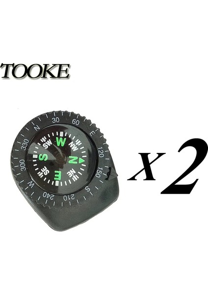 2 Adet Tarzı Dalış Sualtı Scuba Kuzey Mikro Takılabilir Pusula (Yurt Dışından)