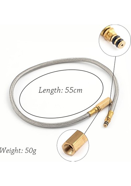 QPPJ0032 Stili Gaz Hortumu Soba Aksesuarlarını Uzatmak Için Açık Kamp Evrensel Uzatma Tüpü Adaptörü (Yurt Dışından) modelleri