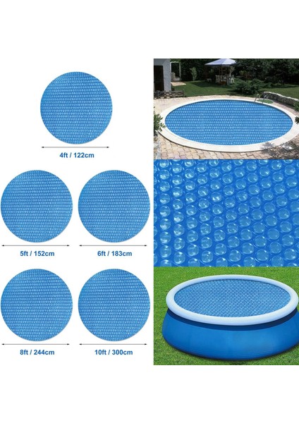 200X190CM Stili Yüzme Havuzu Örtüsü Dikdörtgenyuvarlak Güneş Yaz Su Geçirmez Havuz Küveti Toz Açık Tente Kabarcık Battaniye Aksesuarı (Yurt Dışından) fiyatları