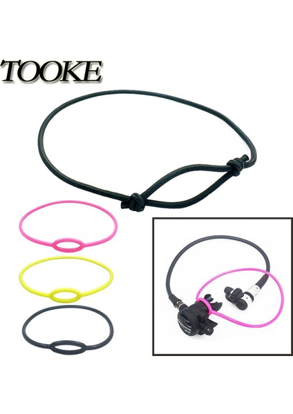 PK62MM-2PCS Tarzı Tüplü Dalış Silikon Regülatör Kolye Tutucu Esnek Ağızlık Regülatör Kolye Yüzük Ahtapot Tutucu Teknik Dalış (Yurt Dışından) fiyatları
