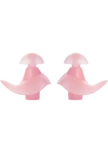 Pembe Stil Spiral Şekil Kulak Tıkaçları Silikon Su Geçirmez Dalış Sörf Uyku Anti Gürültü Toz Geçirmez Fiş Su Sporları Yüzme Havuzu Aksesuarları (Yurt Dışından)