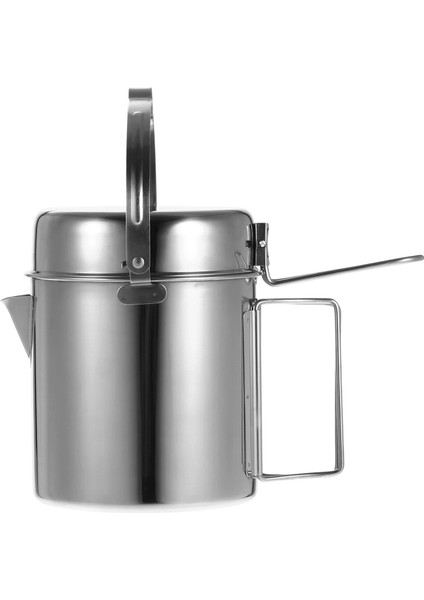 1.2l Asılı Pot Stili 1l Kamp Tencere Seti Paslanmaz Çelik Pişirme Su Isıtıcısı Taşınabilir Kamp Pot Set Açık Kamp Tencere Sırt Çantası (Yurt Dışından) fırsatları