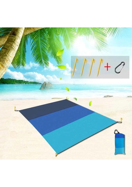 200X140CM Stili Su Geçirmez Cep Plaj Battaniyesi Katlanır Kamp Mat Yatak Taşınabilir Hafif Mat Açık Mat Kum Plaj Mat (Yurt Dışından) fırsatları