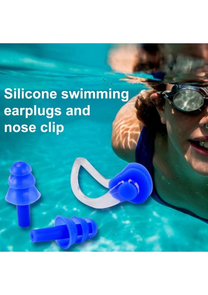 Yeşil Stil 1 Takım Unisex Burun Klipsi Kulak Tıkaçları Set Kutusu Su Geçirmez Yüzme Burun Klipsi Yumuşak Silikon Kulak Tıkaçları Seti Sörf Yüzme Havuzu Aksesuarları (Yurt Dışından) modelleri