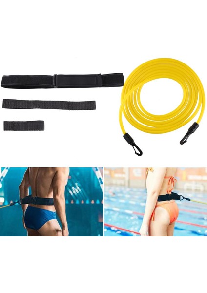 Siyah Stil Ayarlanabilir Yüzme Eğitim Direnci Elastik Kemer Bandı Yüzme Bungee Egzersiz Lateks Tüpler Yetişkin Çocuklar Için Çeşitli Stiller Araçları (Yurt Dışından) modelleri