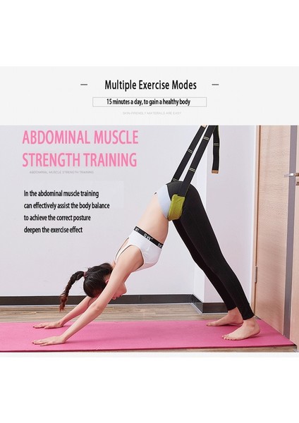 Yeşil Stil Ayarlanabilir Hava Yoga Kayışı Hamak Salıncak Germe Anti-Yerçekimi Ters Çevirme Egzersizleri Çok Katmanlı Kemer Yoga Esneklik Eğitmeni (Yurt Dışından) fırsatları