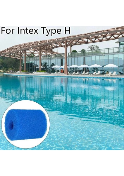Siyah 40X108X73MM Stili Tip H Temizleme Değiştirme Için Yeniden Kullanılabilir Yıkanabilir Yüzme Havuzu Filtresi Köpük Sünger Kartuşu (Yurt Dışından)