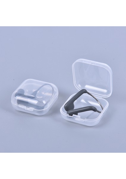 Yüzme Dalış Su Sporları Yüzme Aksesuarları Dalış Ekipmanları Için 1 Takım Yumuşak Silikon Çelik Tel Burun Klipsi (Yurt Dışından)