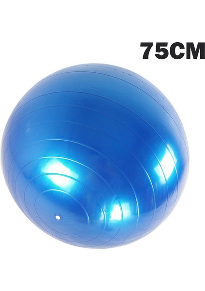 Bue 75CM Tarzı Spor Yoga Topları Spor Salonu Fitball Egzersiz Pilates Egzersiz Fitness Denge Topu (Yurt Dışından)