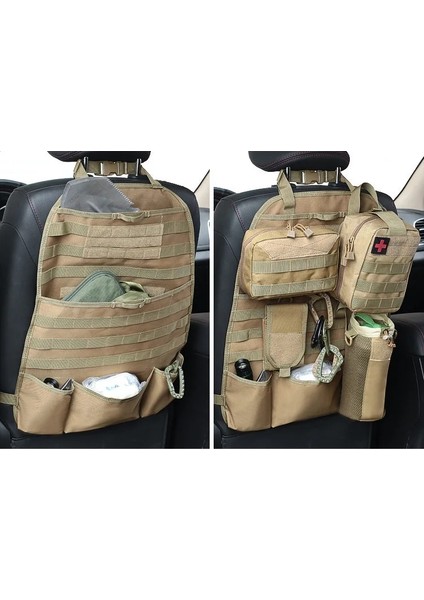 Stil 01-B Stili Molle Organizatör Koltuk Örtüsü Çanta Araba Koltuğu Sırt Çantası Tabanca Tabanca Kılıfı Paketi Açık Avcılık Cepler Taktik Aksesuar Kılıfı (Yurt Dışından) fiyatları