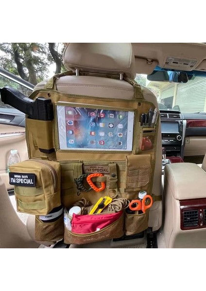 Stil 01-B Stili Molle Organizatör Koltuk Örtüsü Çanta Araba Koltuğu Sırt Çantası Tabanca Tabanca Kılıfı Paketi Açık Avcılık Cepler Taktik Aksesuar Kılıfı (Yurt Dışından) fırsatları