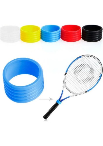 Sarı Stil 2 Adet Renkli Kauçuk Tenis Raketi Kavrama Halkası Sabit Sıkı Tenis Raketi Kolu Kauçuk Halka Bant Overgrorts Aksesuarları (Yurt Dışından) fiyatları