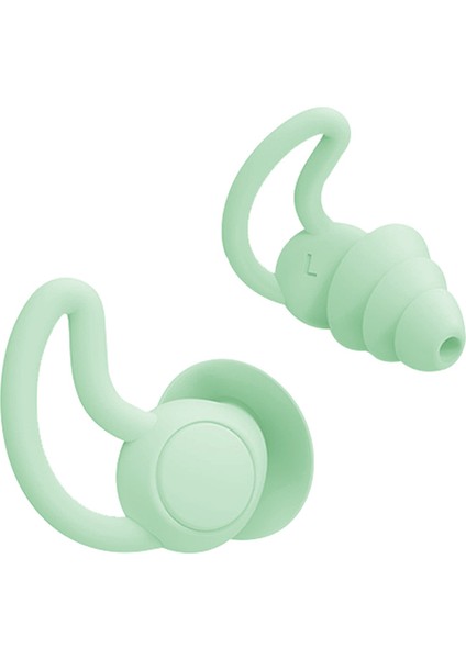 Yeşil Stil Silikon Kulak Tıkaçları Ses Yalıtımı Kulak Koruması Yumuşak Anti Gürültü Uyku Yüzmek Yüzme Eğitimi Su Oynamak Için Kulak Tıkaçları (Yurt Dışından)