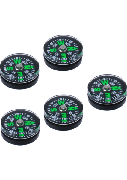 5x Mini Düğme Pusula Şeffaf Sıvı Dolu Küçük Taşınabilir Alet DIA.15MM (Yurt Dışından)