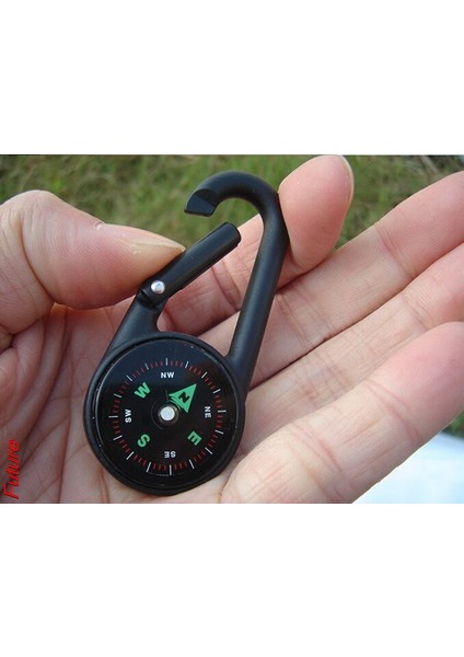 Mini Çok Fonksiyonlu Anahtarlık Aydınlık Gece Lambası Asılı Pusula Metal Çinko Alaşım Karabina Pusula Kamp Yürüyüş (Yurt Dışından) fiyatları